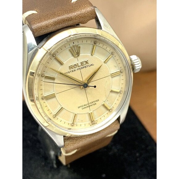 Rolex Oyster Perpetual 6565 Chronometer Men's Watch Swiss Automatic Vintage - Picture 12 of 13